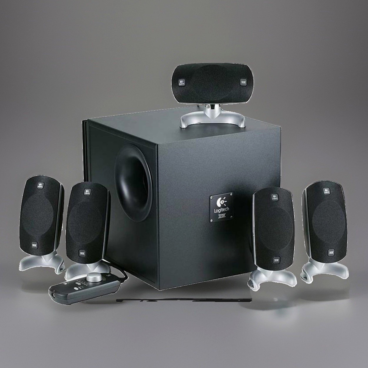 Logitech Z-5300e 5.1 THX Home Theater Speaker System Computer Surround Sound