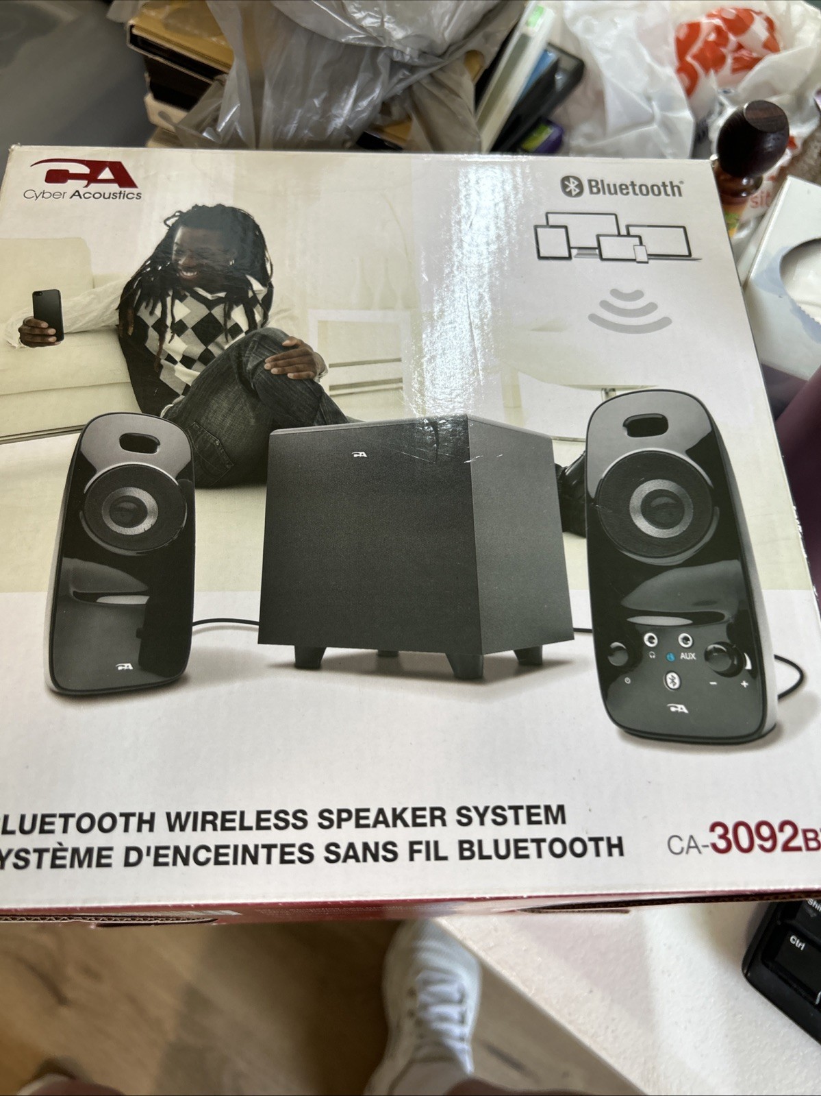 Cyber Acoustics CA-3092BT Bluetooth Speaker System CA-3092BT & Subwoofer