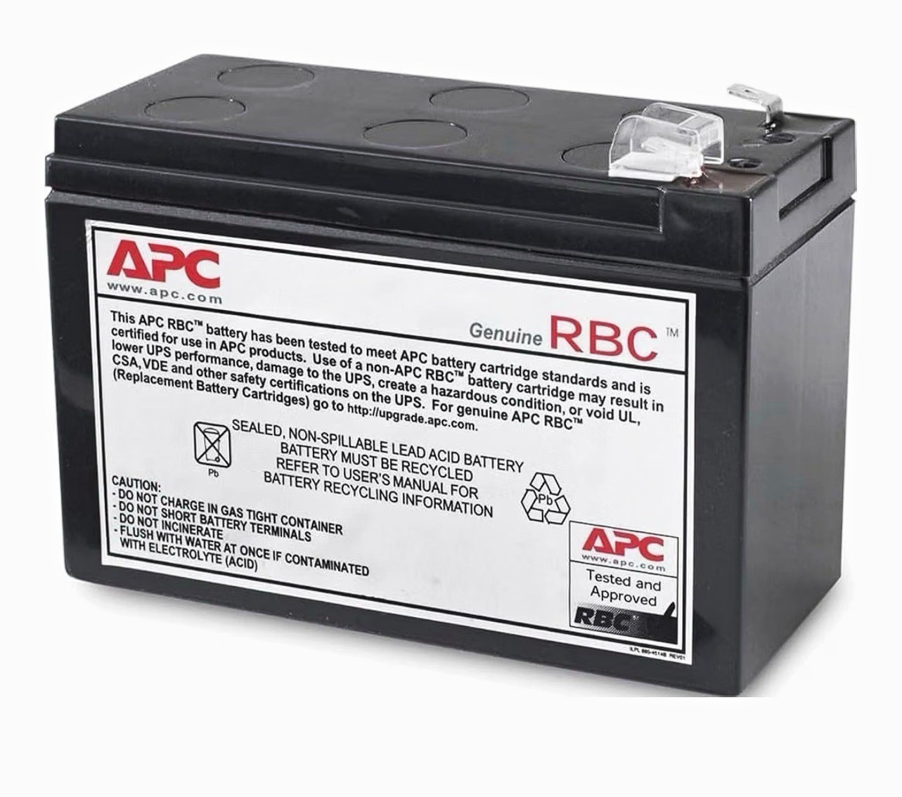 APC Genuine UPS Replacement Battery RBC2 for BK350, BK500, BK500BLK, SC420