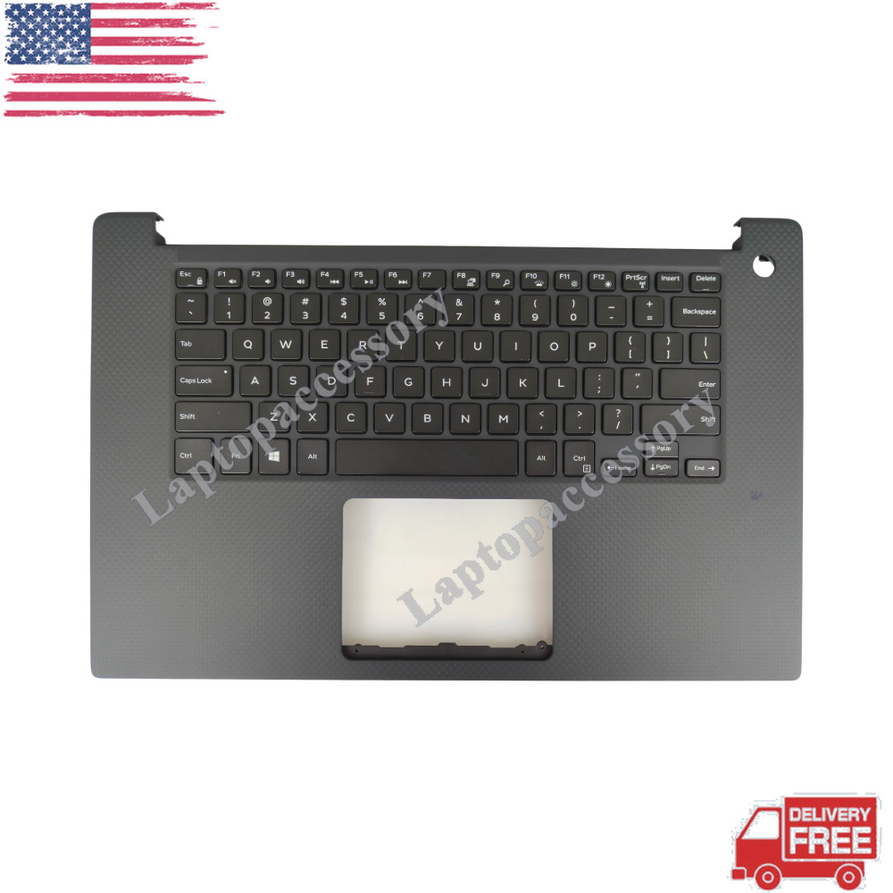 New For Dell XPS 9570 7590 Precision 5530 5540 Palmrest Keyboard Backlit 0JG1FC