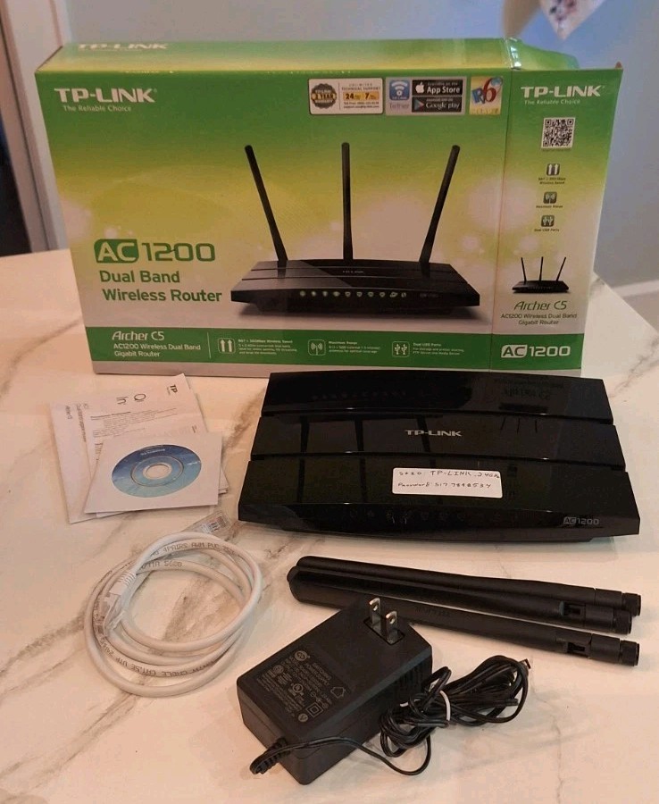 TP-Link Archer-C50 AC1200 Dual Band Wireless AC Router 