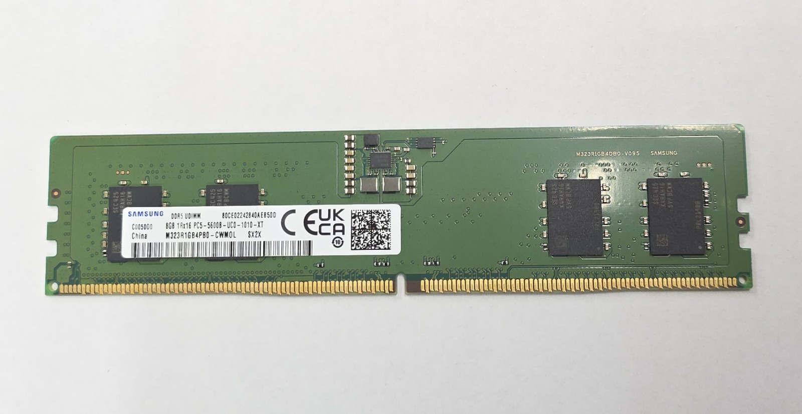 Samsung 8GB DDR5 5600MHz UDIMM PC Desktop RAM M323R1GB4PB0-CWM0L
