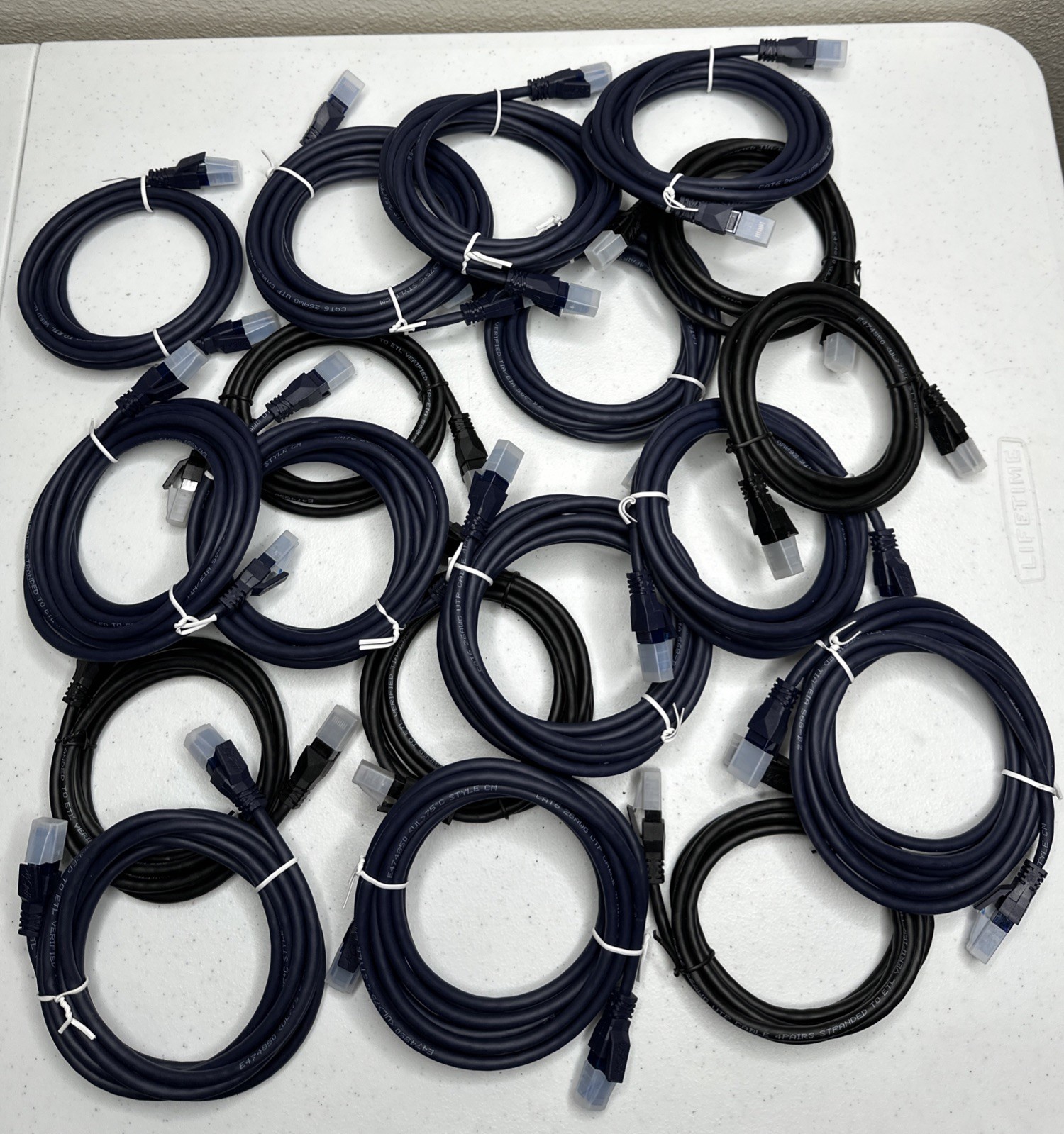large lot of 17 - Mygatti Ethernet Cables NEW