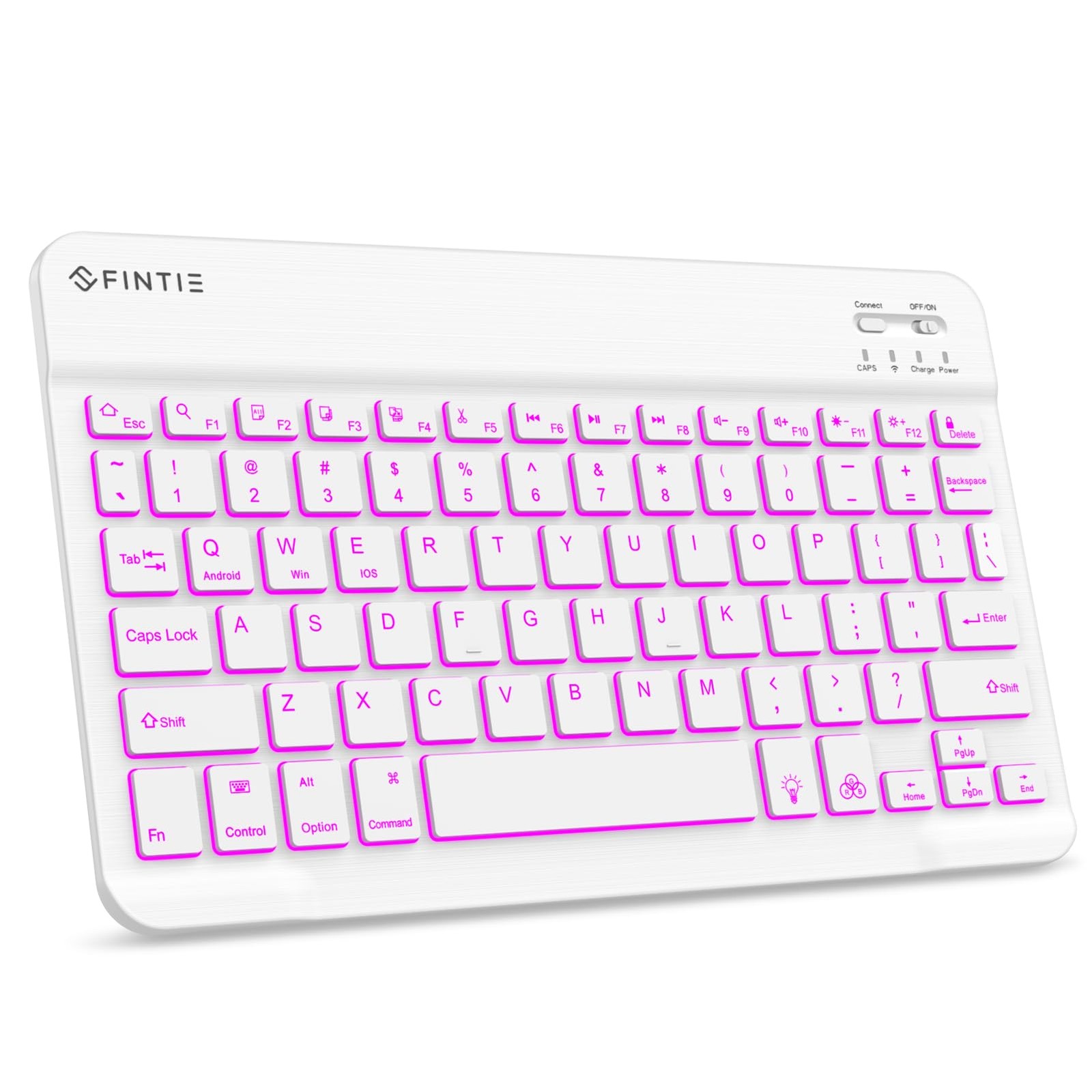 10-Inch Ultrathin Wireless Bluetooth Backlight Keyboard