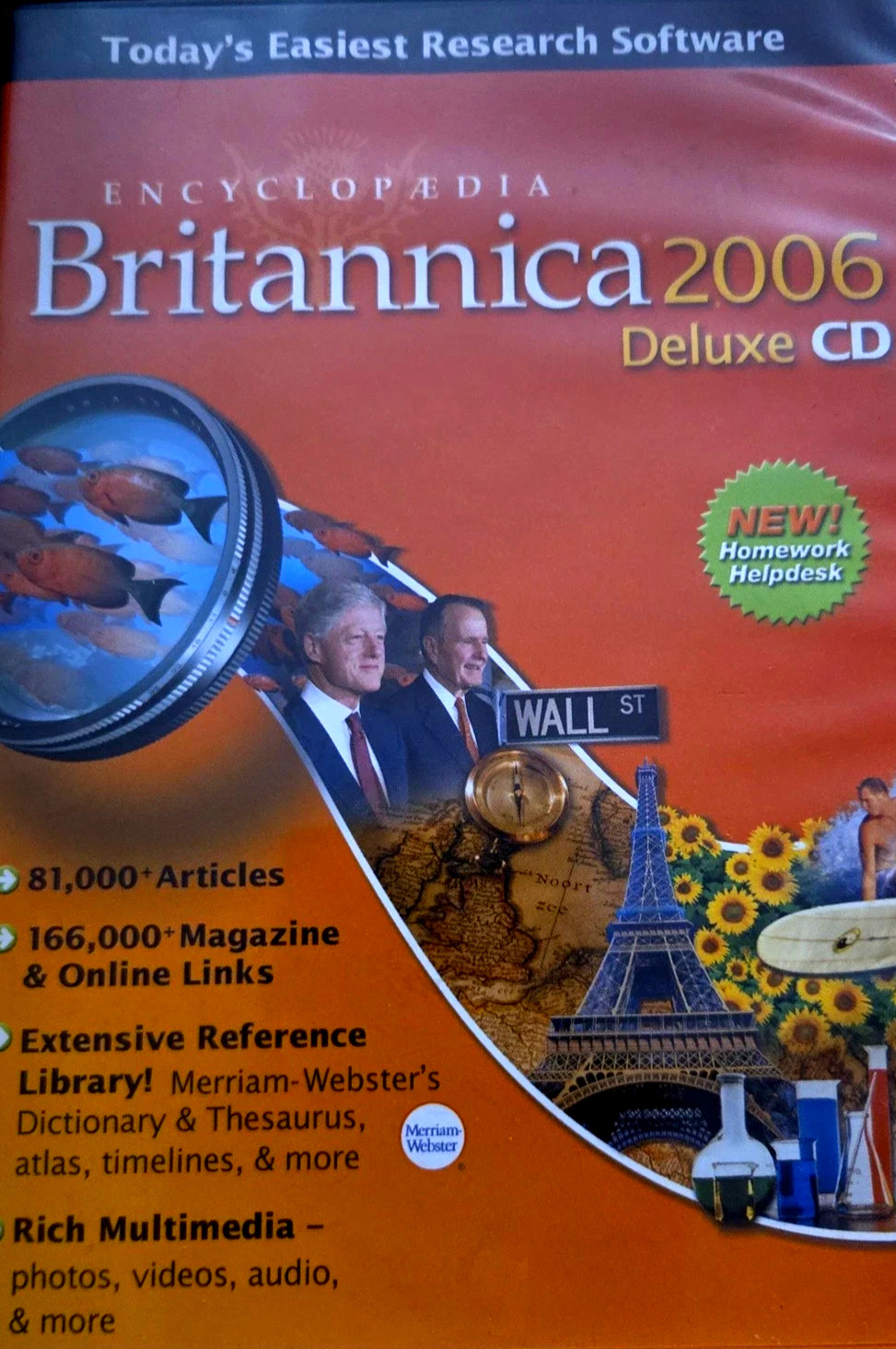 Encyclopedia Britannica 2006 Deluxe CD Rom SHIPS FAST/FREE #B3