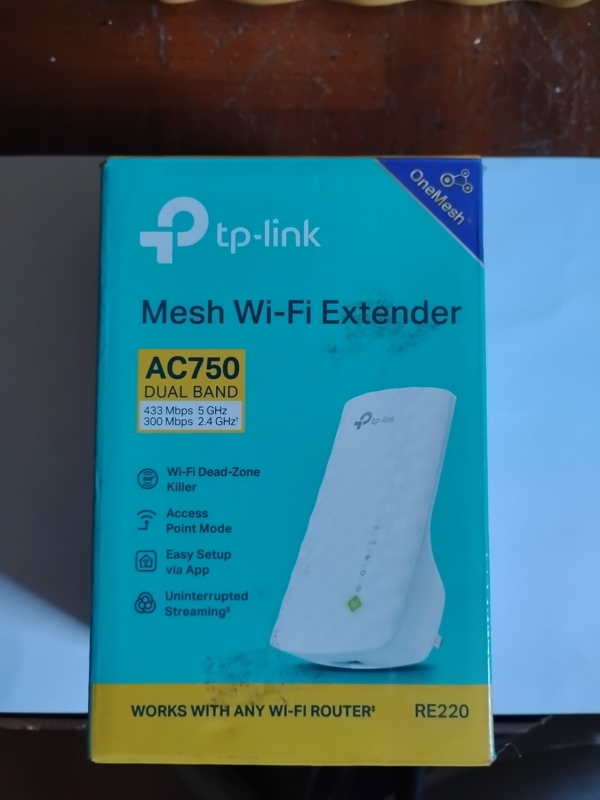 ‎TP-Link AC750 Mesh WiFi Extender (Model RE750C) NEW OPEN BOX