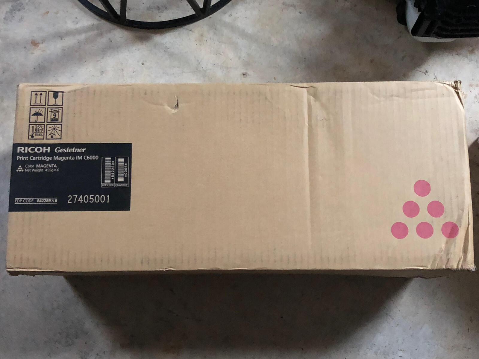 OEM Ricoh  841278 841-278 MP C3300 Print Cartridge Magenta ( lot of 6 )