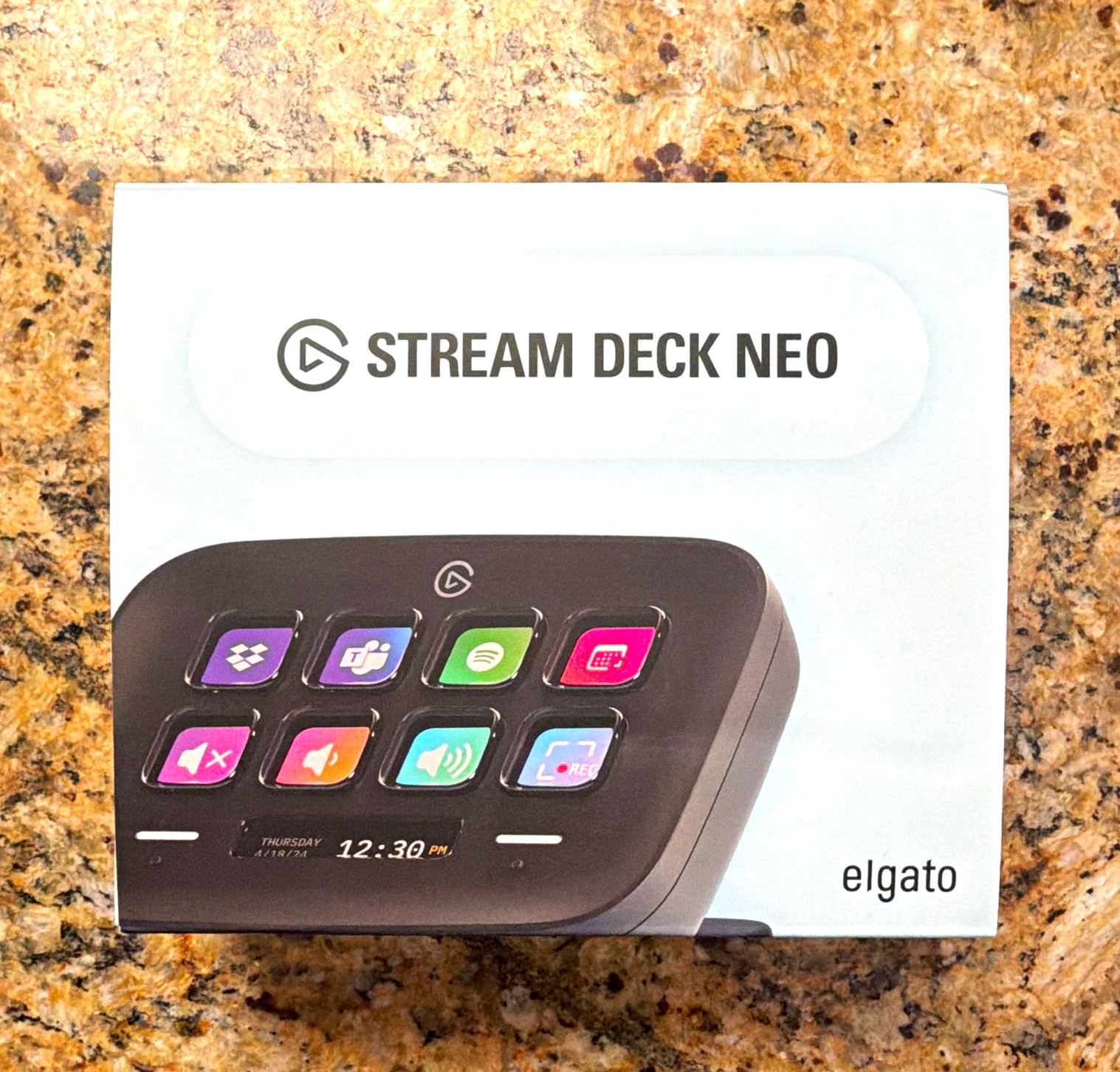 Elgato Stream Deck Neo Programmable Keypad USB-C Black English QWERTY