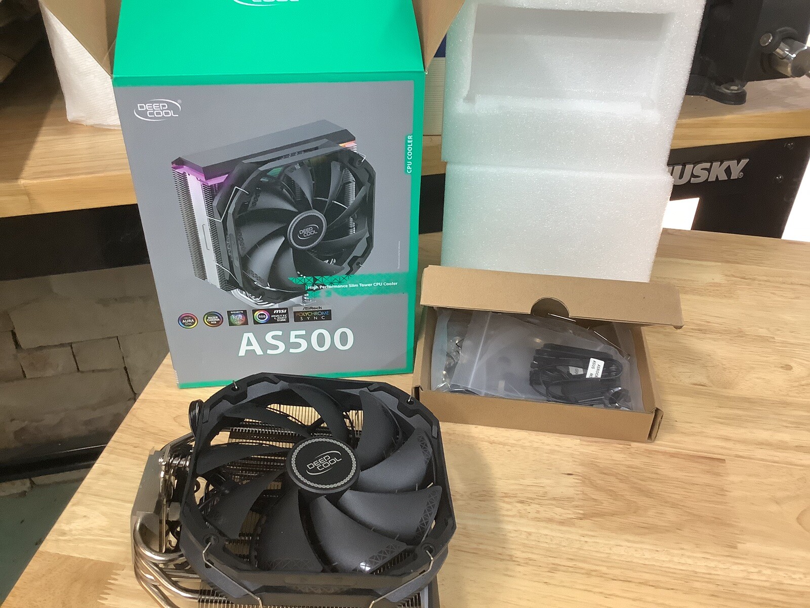 Deepcool RAS500BKNLMPG AS500 Plus 70.81 CFM CPU Cooler New
