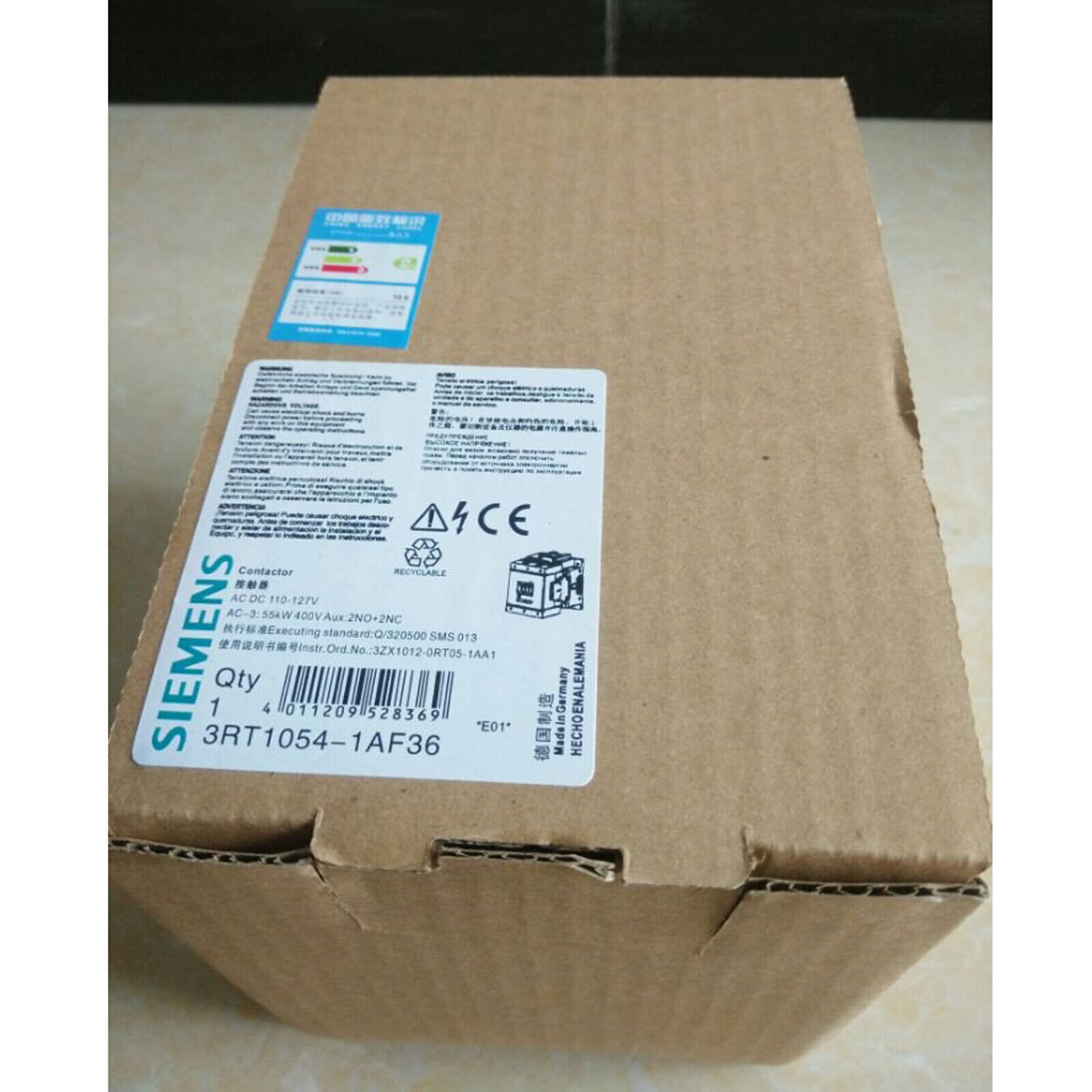 3RT1054-1AF36 1PCS New SIEMENS 3RT1 054-1AF36 Contactor Fast delivery
