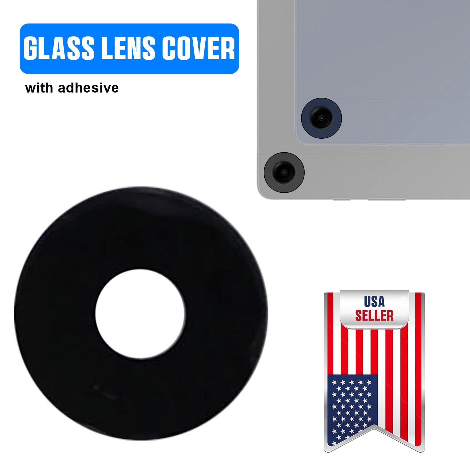 OEM Back Camera Glass Lens Cover Replacement For Samsung Galaxy Tab A9 / A9+ USA