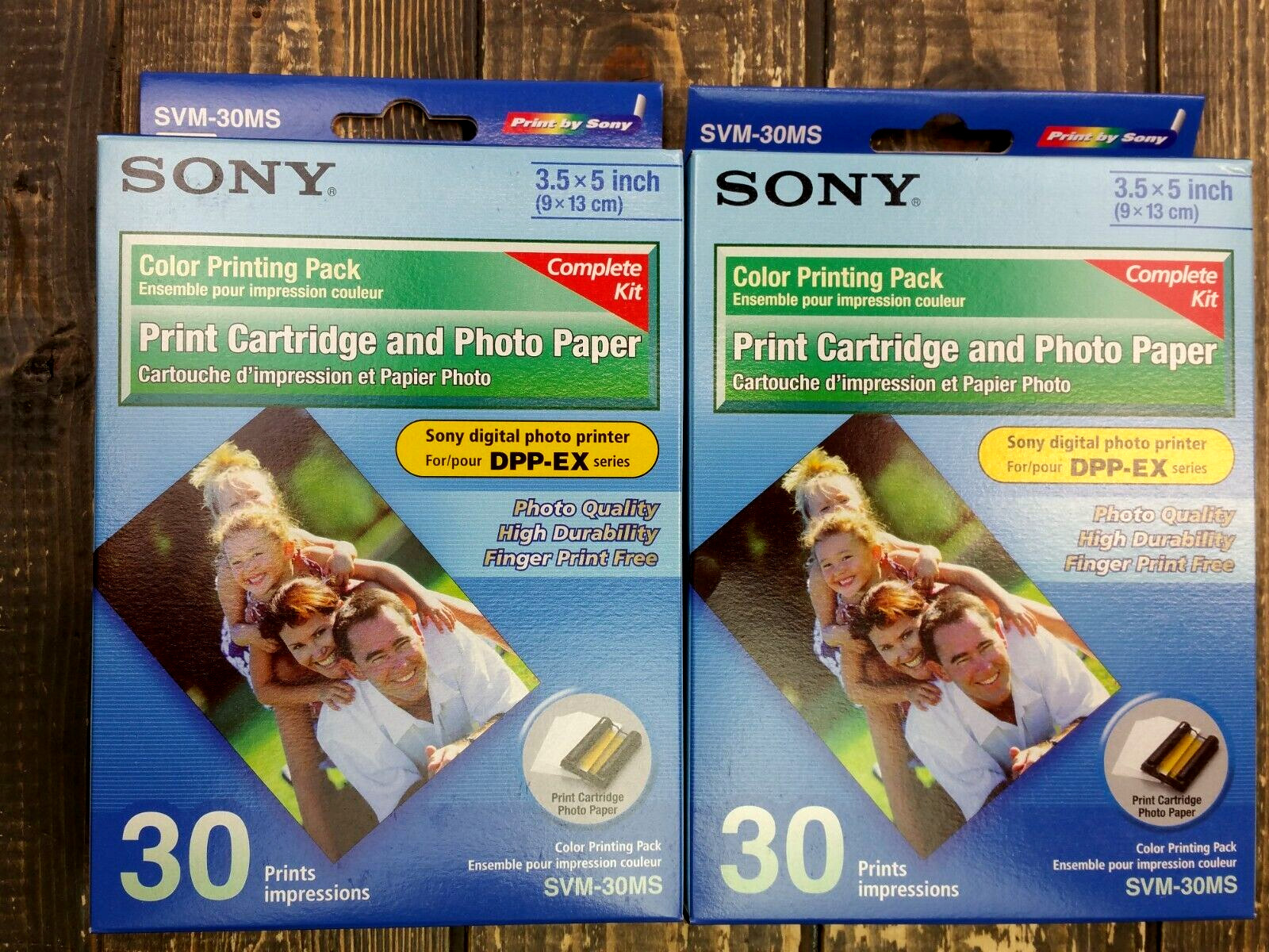SONY SVM-30MS Color Print Pack Cartridge Complete Kit Lot Photo Paper DPP-EX NEW