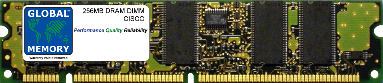 256MB DRAM DIMM MEMORY FOR CISCO 7500 SERIES ROUTER's VIP4 ( MEM-VIP4-256M-SD )