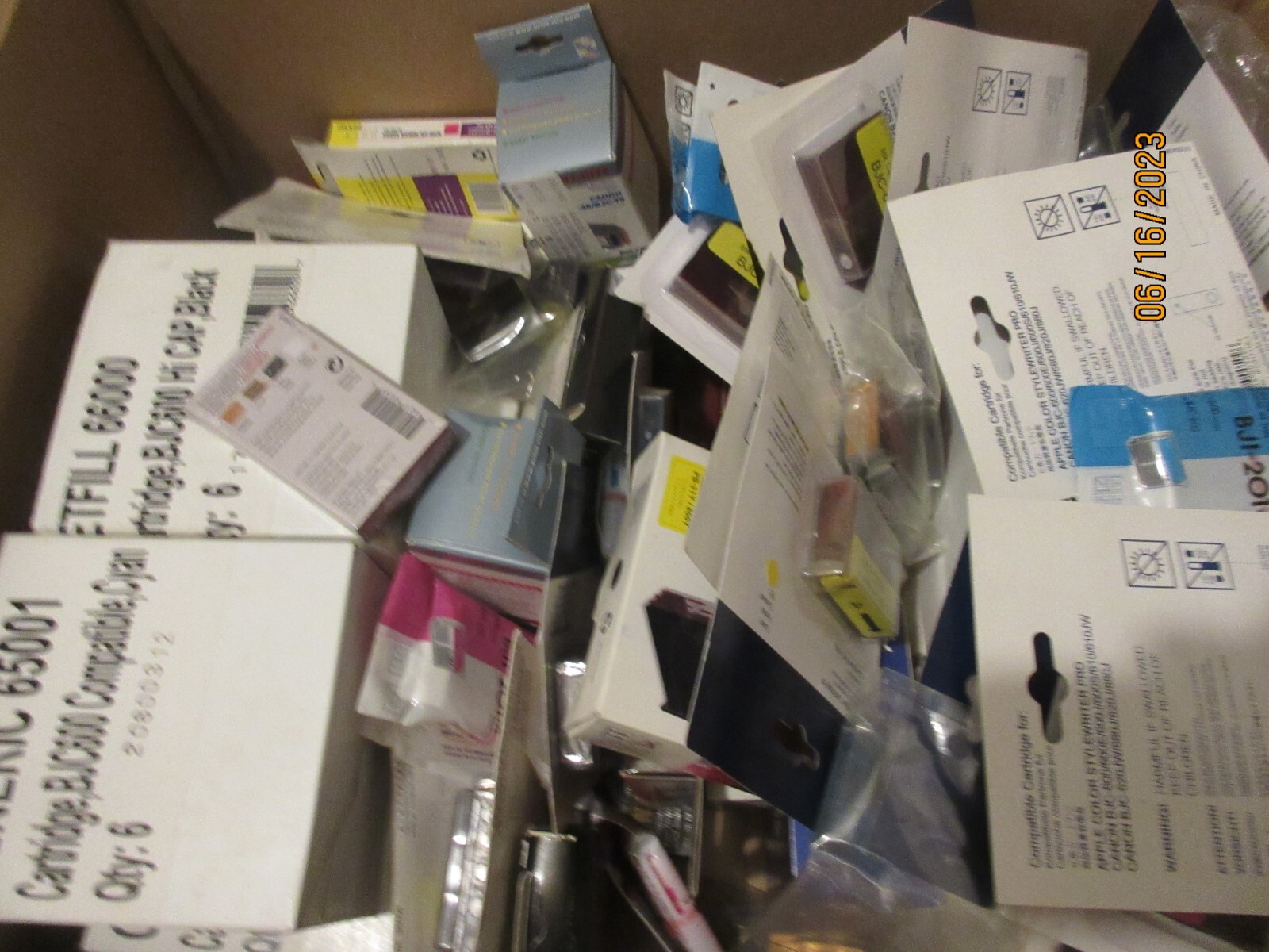 New-Old-Stock NOS Huge Lot SEALED Ink Cartridge Mixed Lot Expired? Cartridges