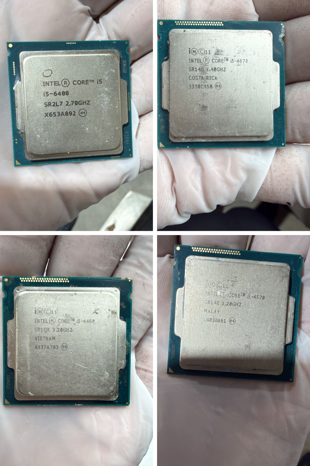 Lot of 54 Mix Processors Core-i3, Core-i5, Core-i7 (Read Description)