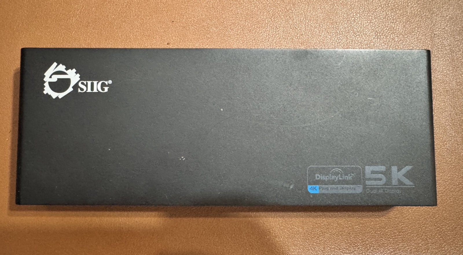 AS IS SIIG 3.0 4K DUAL VIDEO DOCKING STATION USB-C - Used