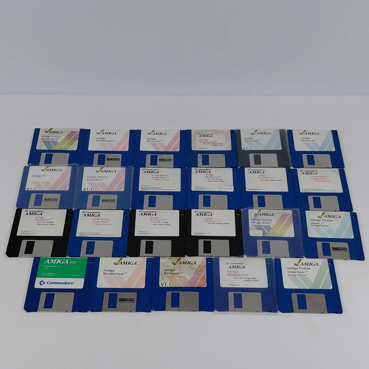 Lot Of 23 Commodore Amiga Software Disks With Extras Vintage Computer Software
