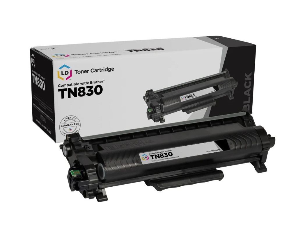 LD Products Toner Cartridge Replacement for Brother TN830 Single Black