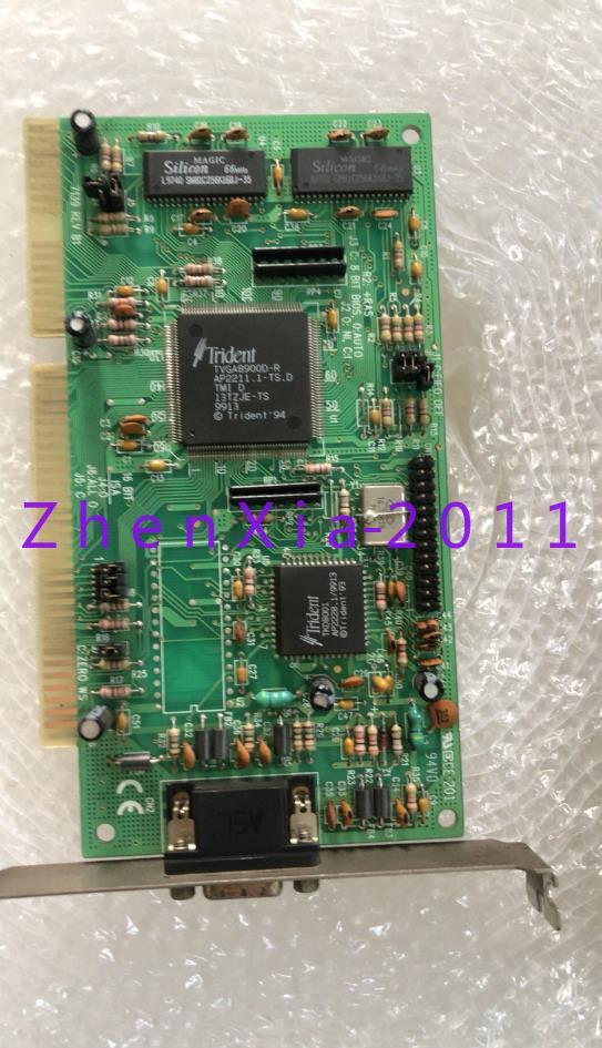1pc used Trident TVGA8900D-R video card