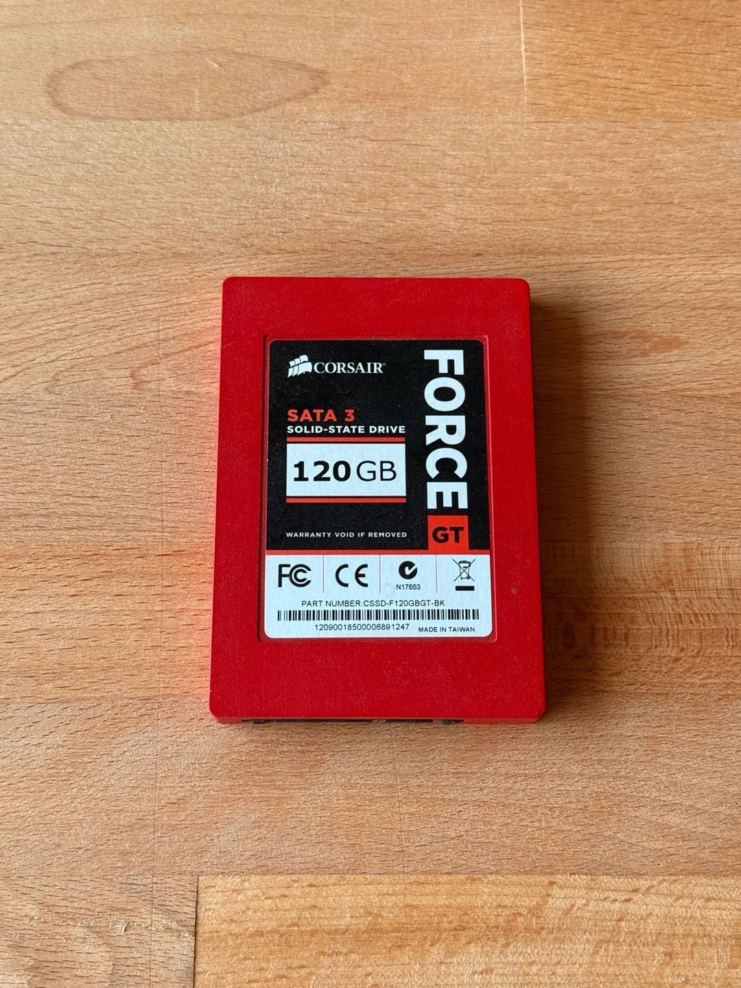 Corsair Force Series GT 120GB 2.5" SATA III SSD (CSSD-F120GBGT-BK)