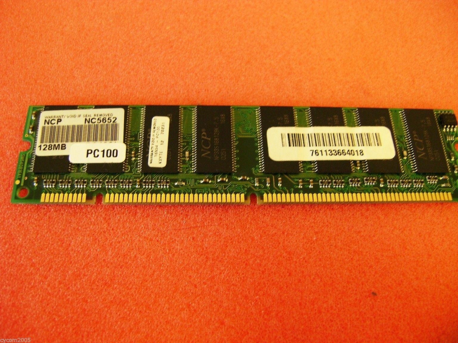 NCP 128MB PC100 Memory NC5652