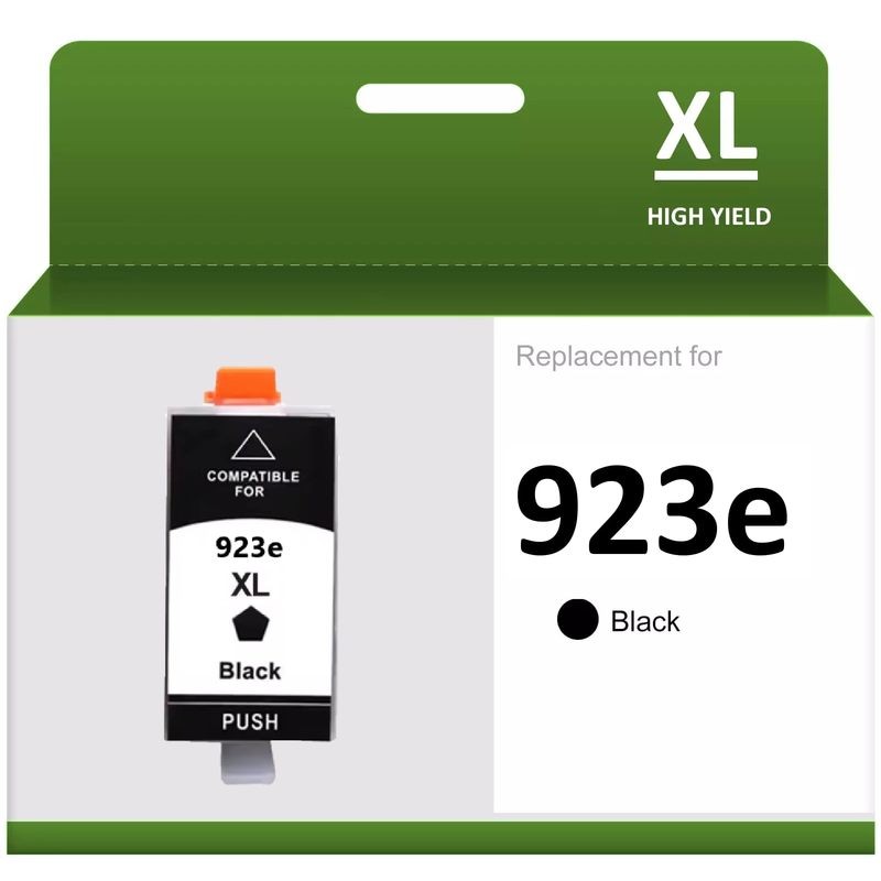 Compatible 923e 923 XL Black Ink Cartridge for 8125 8132 8139 Series Printer
