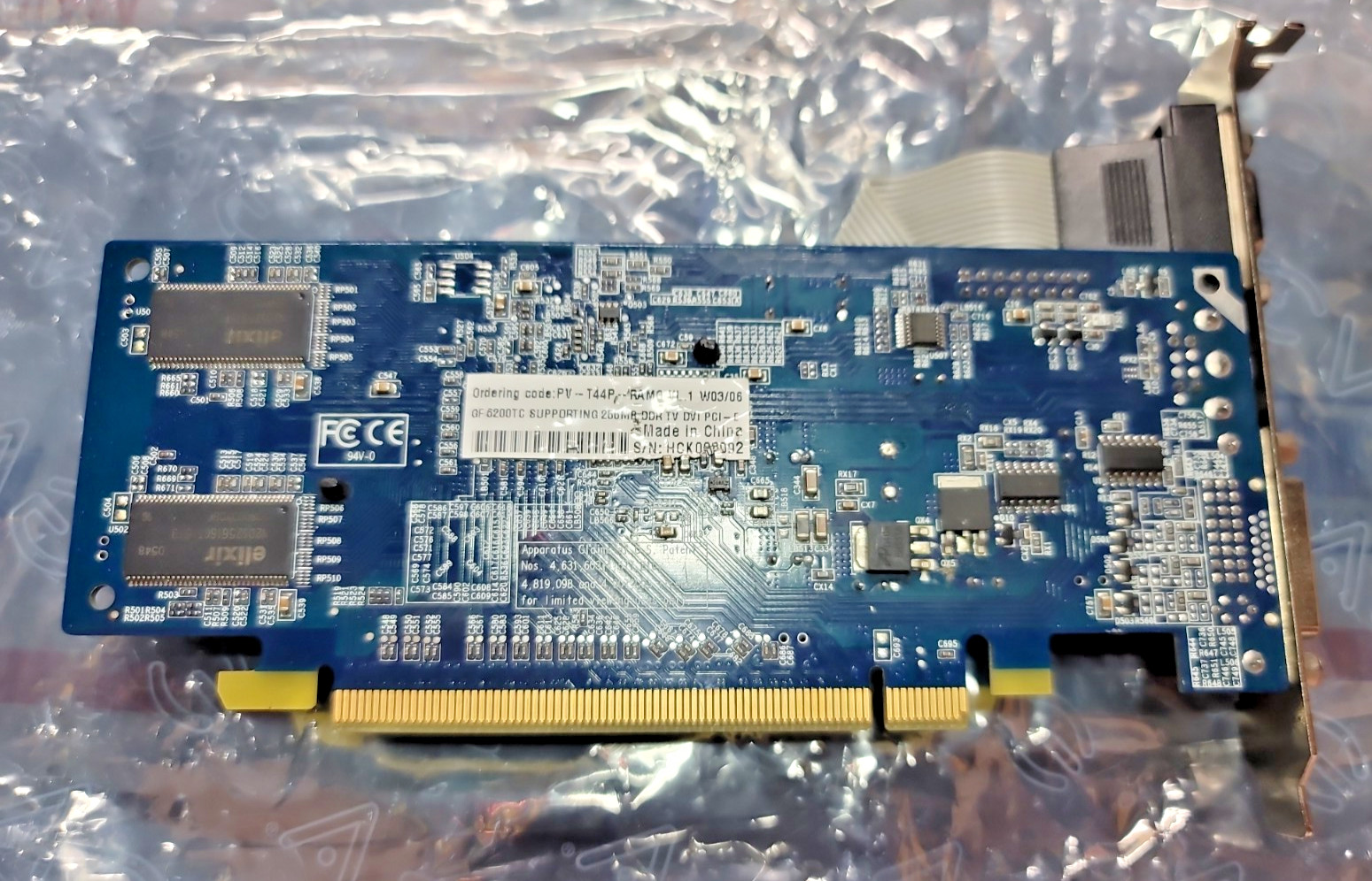 XFX GeForce 6200 TC SUPPORTING 256MB PCI Express DDR Video Card PV-T44P-RAMG