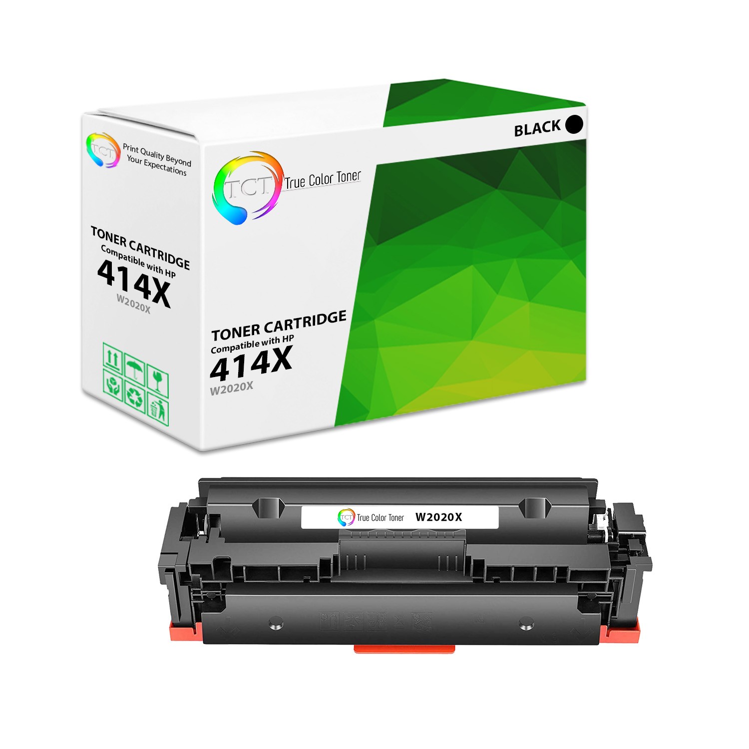 TCT Premium For HP 414X Black Color LaserJet Pro M454 MFP M479 Compatible Toner