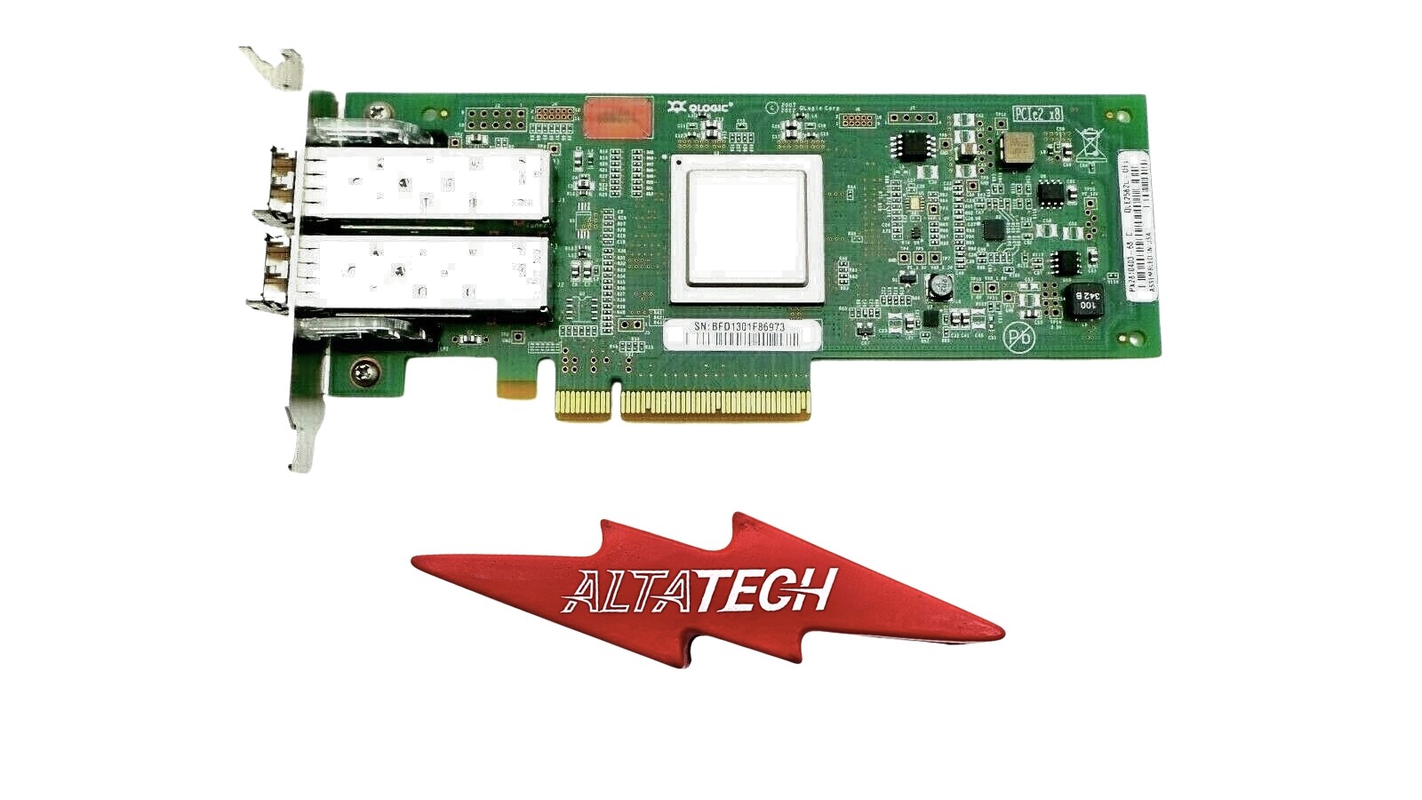 Dell RW9KF 8GB Dual-Port HBA PCIe2 DP Host Bus Adapter LP QLogic QLE2562
