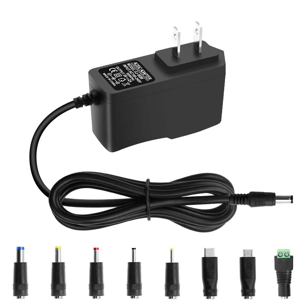 Arkare 5V 2A 10W DC Power Supply Adapter AC DC Wall Plug Charger AC 100V-240V
