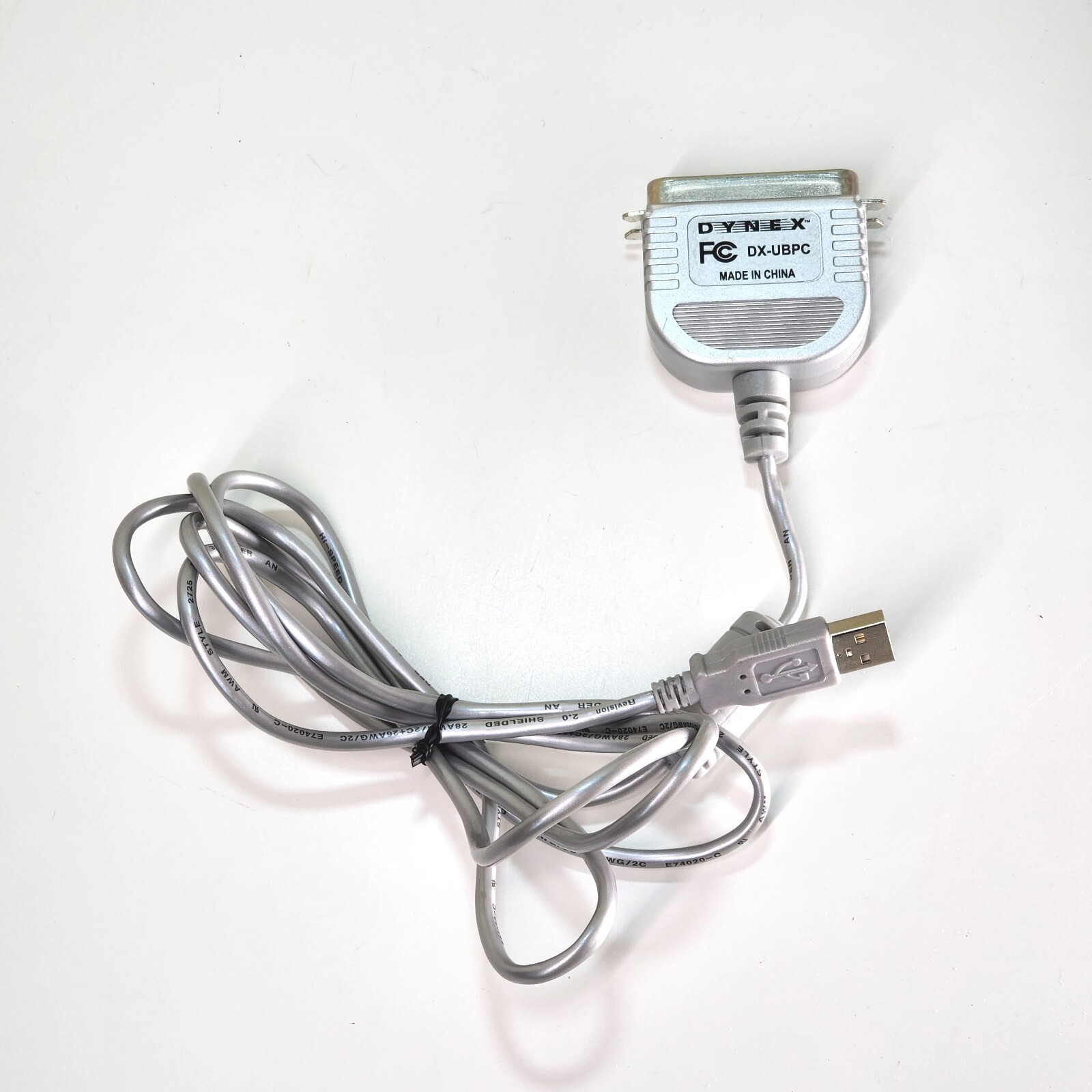 DYNEX USB to Parallel Adapter Cable 6 FT USB 2.0 Model DX-UBPC