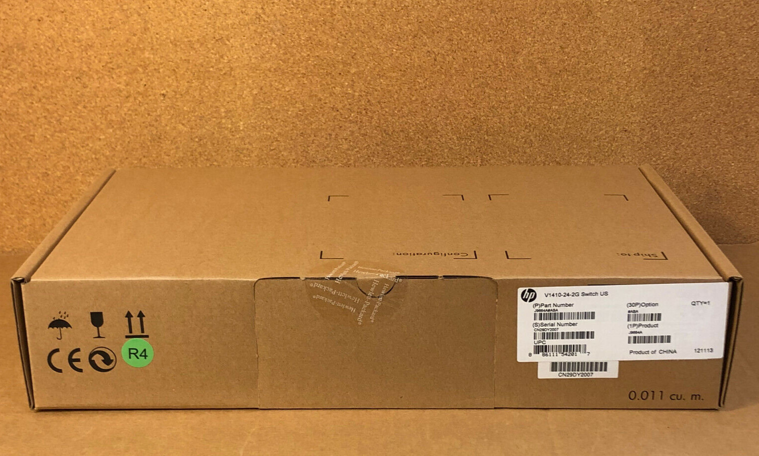 Fanless HP OfficeConnect 1410 Unmanaged Ethernet Switch 2x 1GbE 24x 10/100 ports