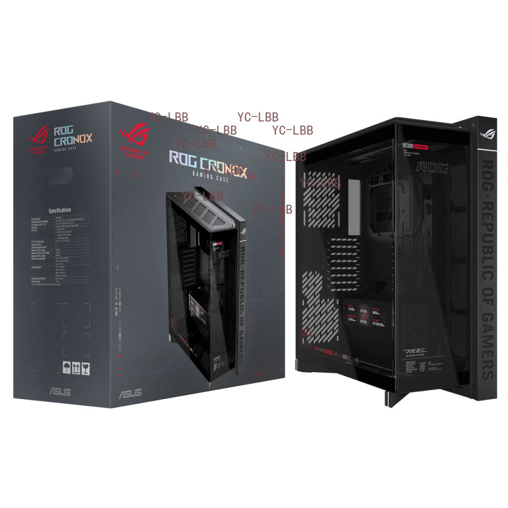 ASUS ROG Cronox Case features 9.2-inch LCD case screen module