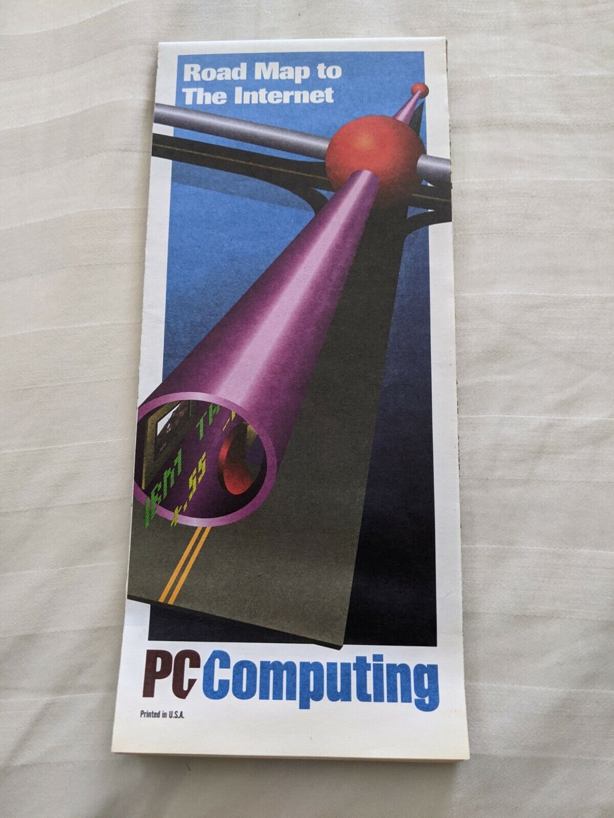 Vtg Retro Rare PC Computing Road Map to The Internet 1994 Timothy Edward Downs