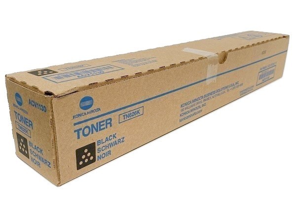 New Genuine Sealed Konica Minolta TN-626K Black Toner Cartridge