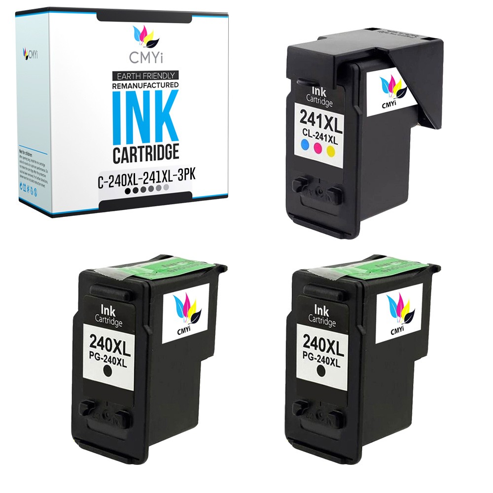 CMYi 3X Compatible PG-240XL CL-241XL Ink for Canon PIXMA MX472 MX479 MX512 MX514