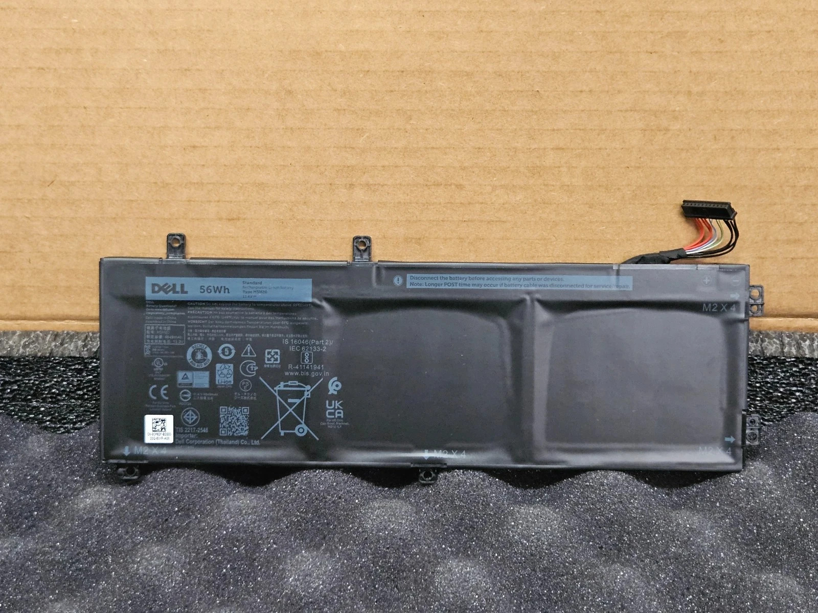 OEM 56Wh H5H20 Battery For Dell Precision 5510 5520 5530 5540 XPS 15 9560 9550
