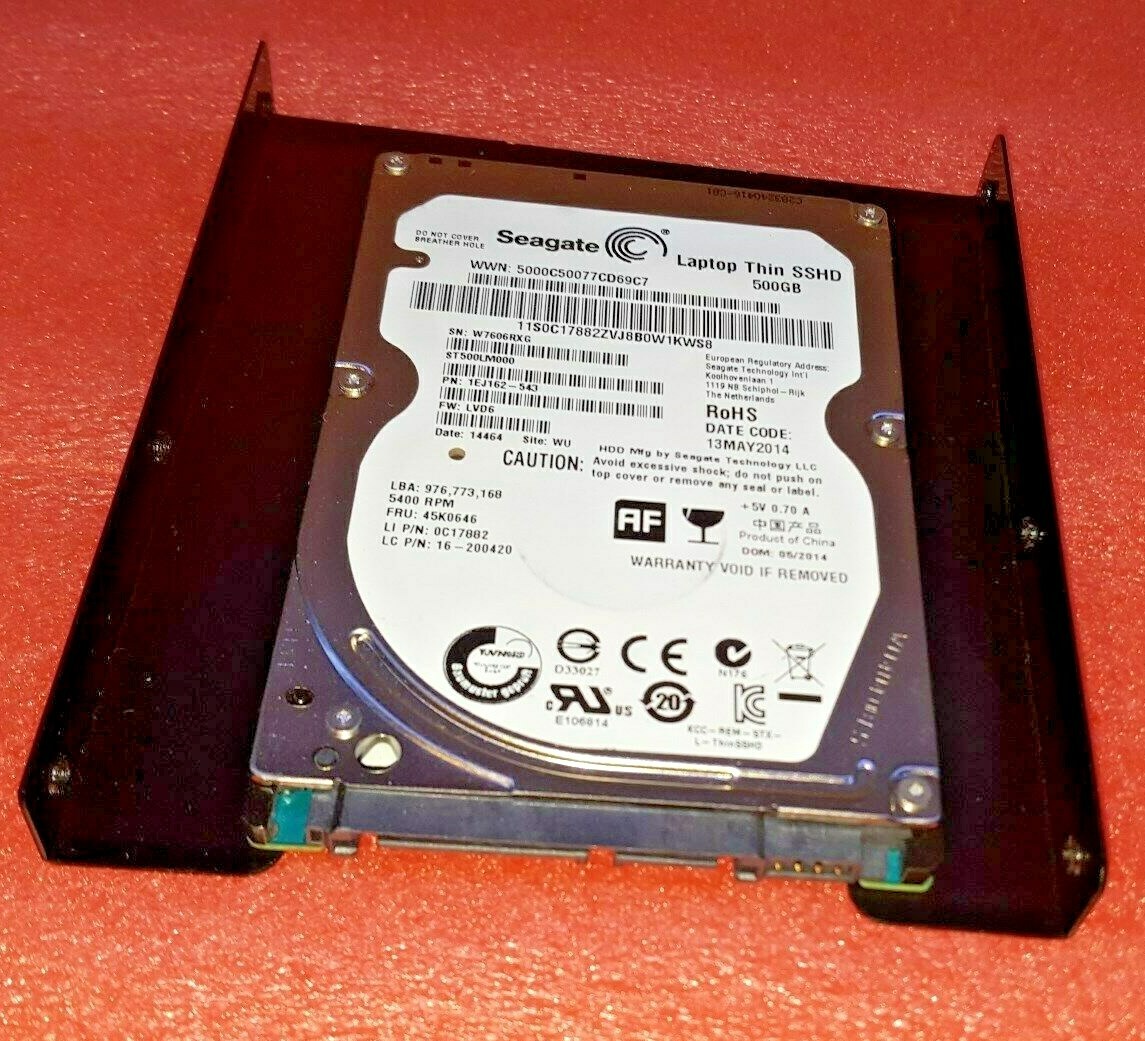 HP Pavilion s5-1010 - 500GB SSD-Hybrid SSHD Hard Drive Windows 10 Pro 64