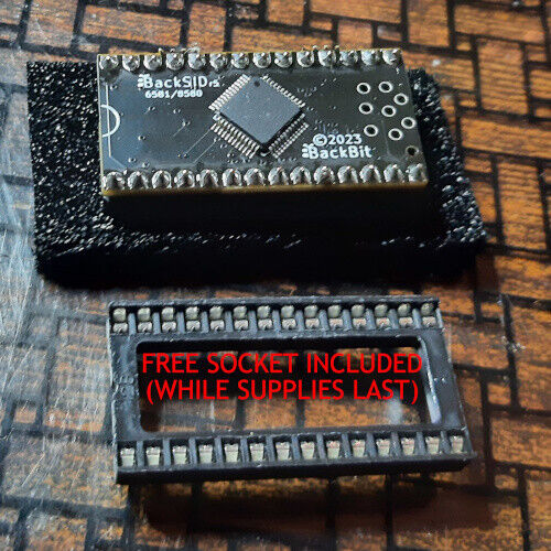 BackSID 6581 8580 Commodore 64 C64 128 SID Chip Repair Better 'n SwinSID ARMSID