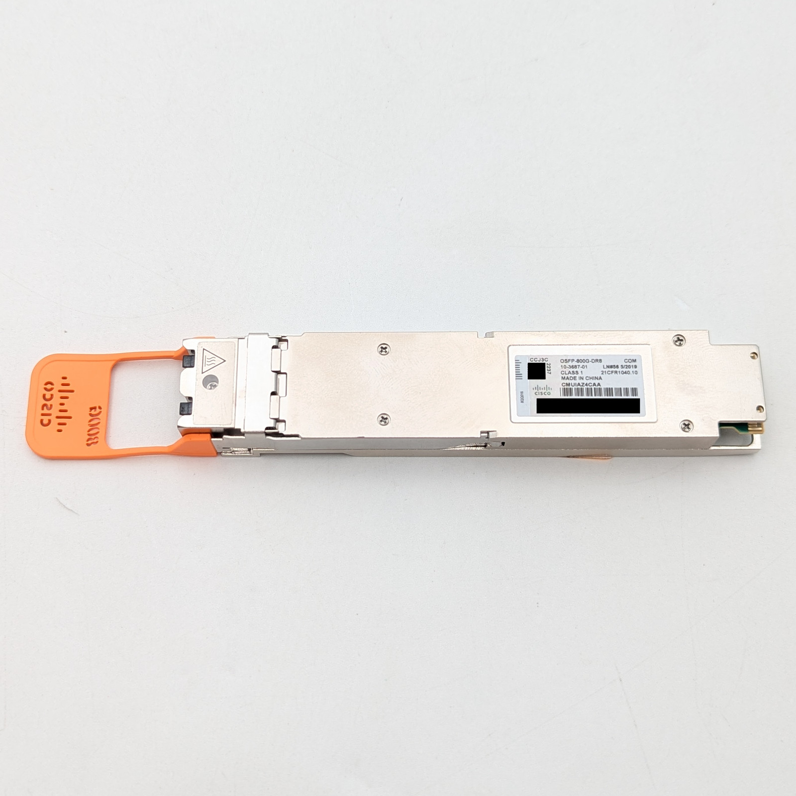 Cisco OSFP-800G-DR8 Transceiver Module 800G 2-Port (CMUIAZ4CAA) Gray