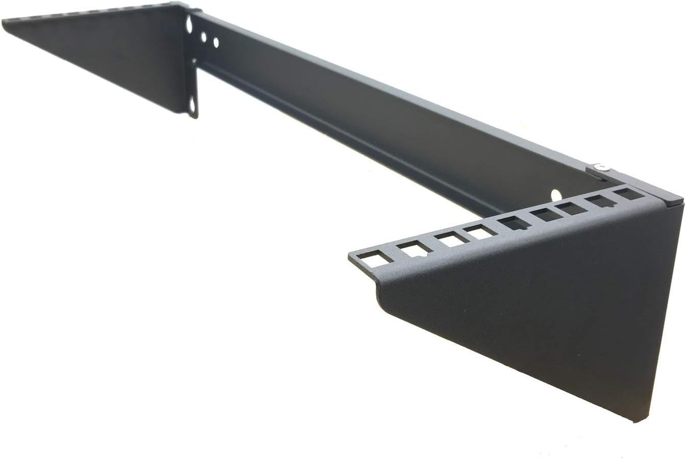JINGCHENGMEI 2 Pack 3U 19 In Vertical Foldable Wall Mount Server Rack Bracket