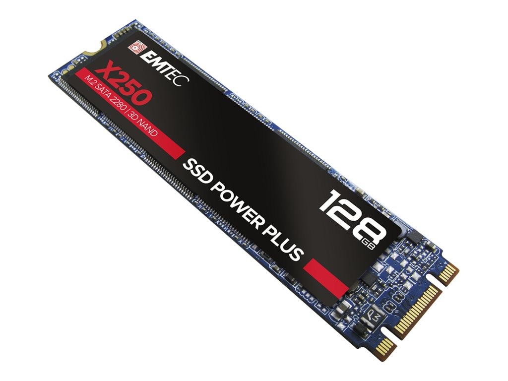 EMTEC SSD Power Plus X250 - Internal m.2 2280 Sata/s SATA III ECSSD128GX250