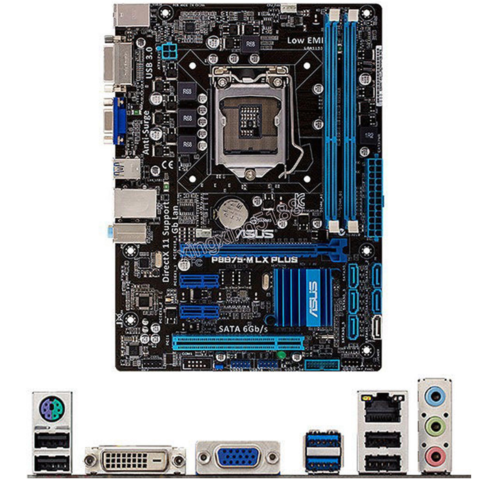For ASUS P8B75-M LX PLUS Intel Socket LGA 1155 Micro ATX PC Motherboard DDR3