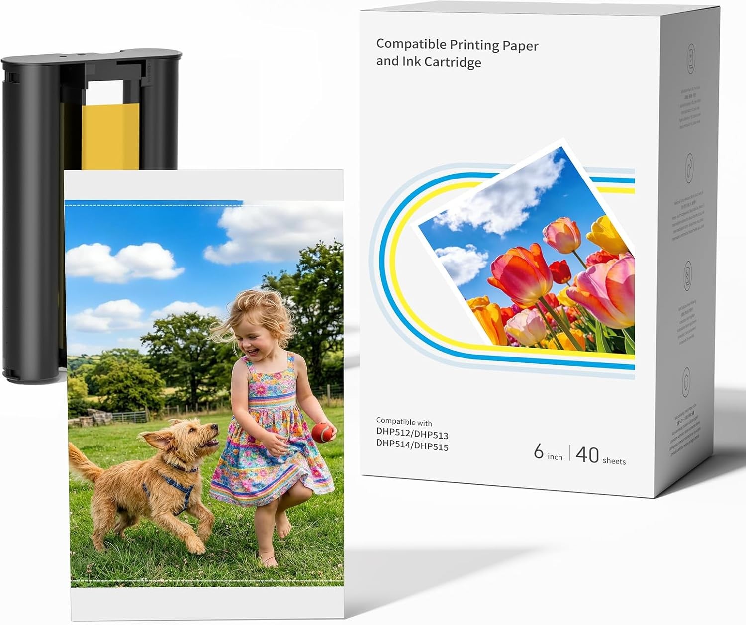 For Liene Amber M100/M200/M110/M210 4x6 Photo Printer 80 Sheets Photo Paper