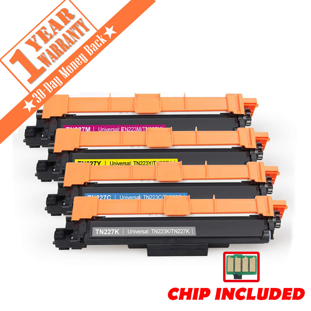 4PK TN227 TN223 Compatible Color Toner Set For Brother MFC-L3770CDW HL-L3270CDW 