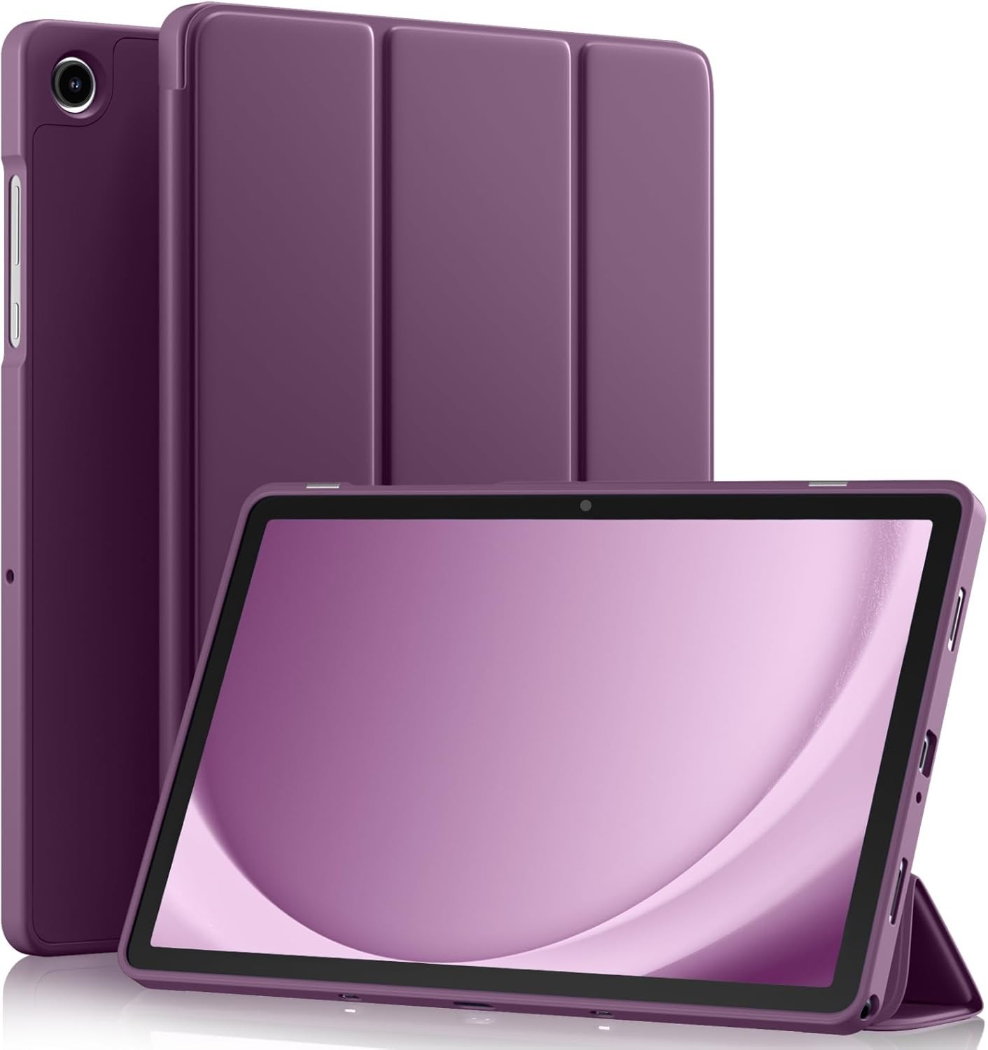 Slim Soft TPU Case for 11" Galaxy Tab A11 Plus 2026 with Trifold Stand & Auto Sl