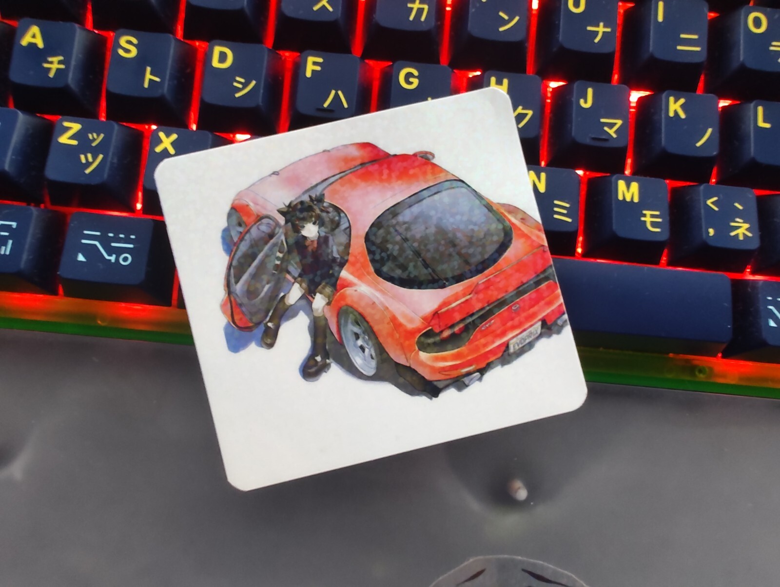 Mazda RX-7 FD JDM Widebody Aesthetic Retro Nostalgia Sticker Holographic