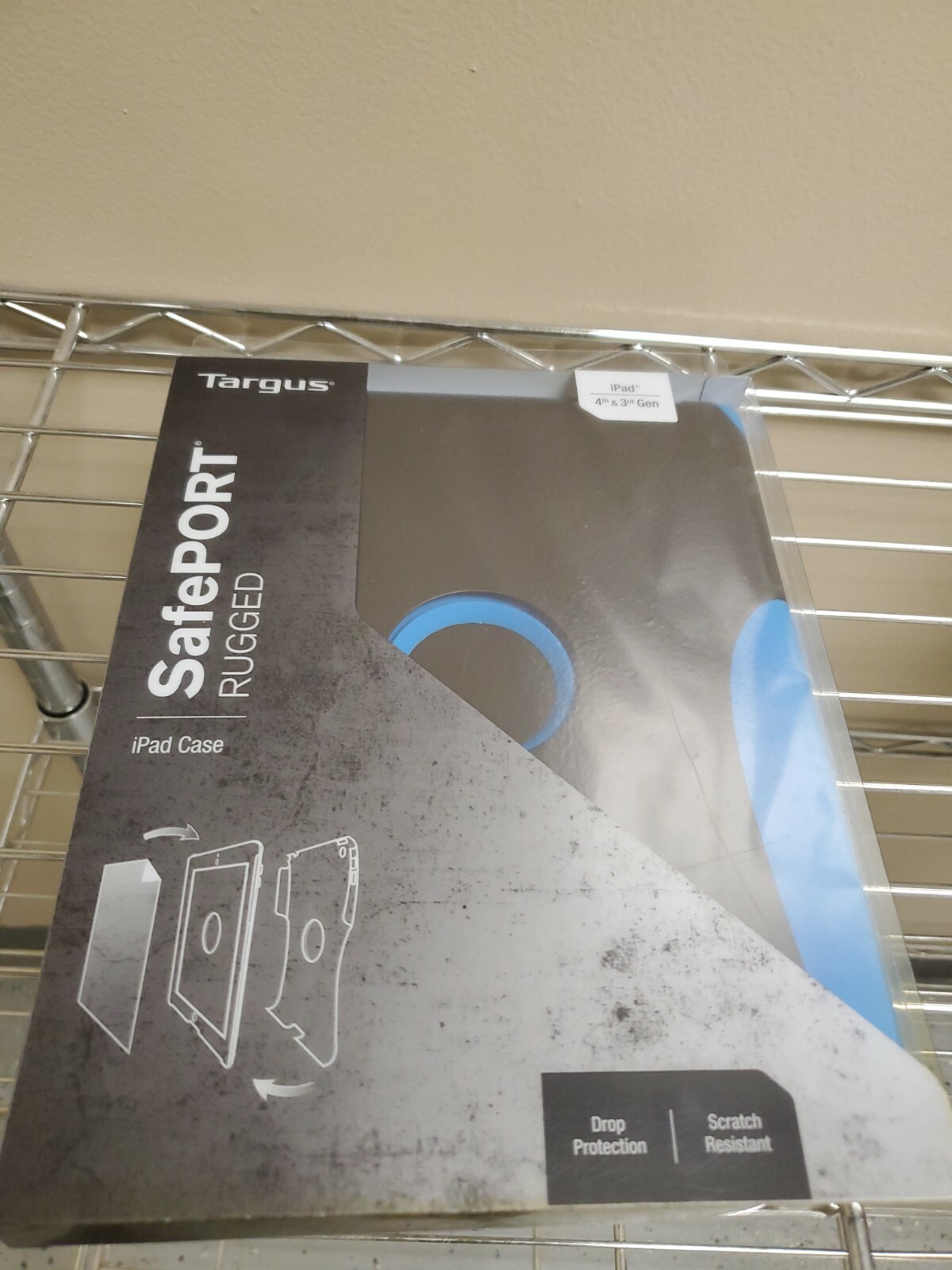 Targus Safeport Rugged Apple iPad 3rd & 4th Gen THD04502US BLUE and black #z5