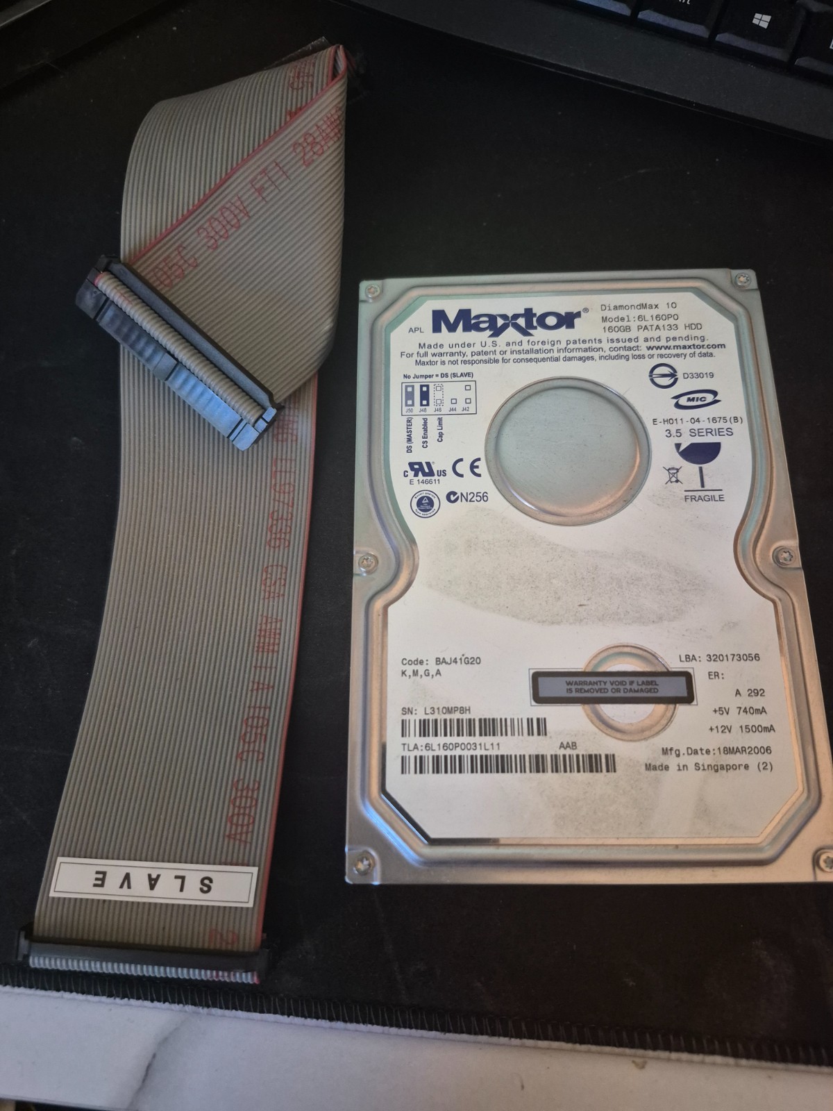 Maxtor DiamondMax 10 QuickView 160Gb 6L16OPO PATA 133 Sealed