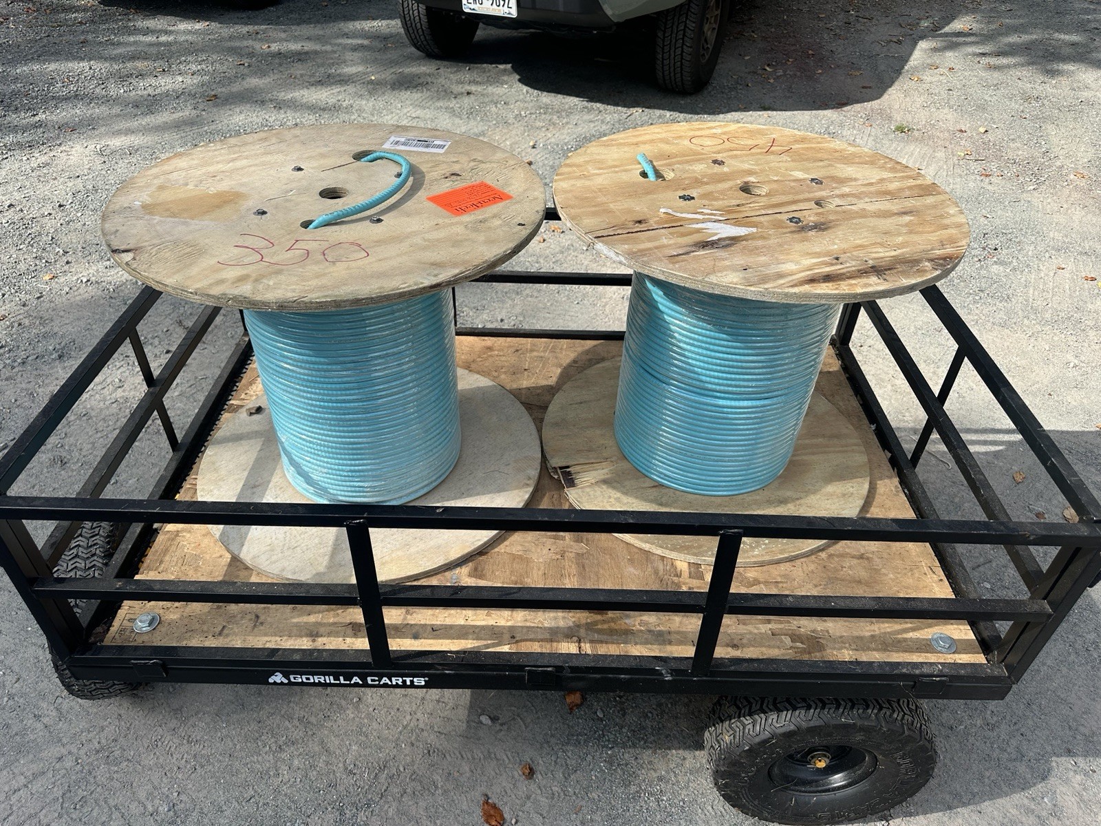 Corning Fiber Optic MIC Tight-Buffered Interlocking Armored Cable 800'